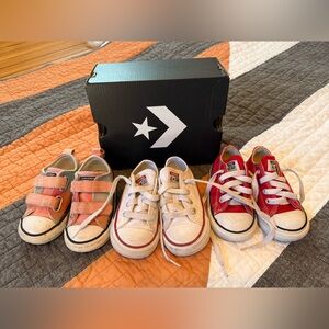 Converse Sneakers - 3 pack - toddler sz 5
